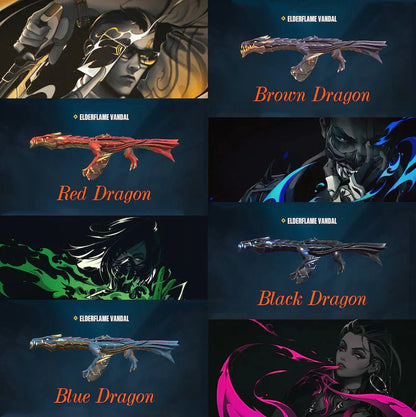 Valorant ElderFlame Vandal Dragon